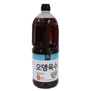 [정연푸드] 면사랑 오뎅육수 1.8L 대용량/업소용/식당용 오뎅우동(국물/육수/다시/장국), 3개