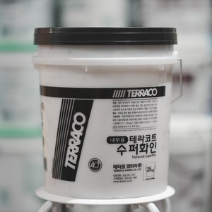 테라코 테라코트 수퍼화인 내부용 25kg 친환경 인테리어 마감재, TK-500기본백색, 1개