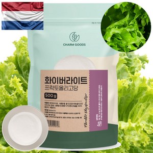 네덜란드산 화이버라이트 프락토올리고당 프리바이오틱스 치커리 100% 분말 가루 장건강 대용량 500g, 1개