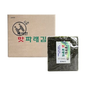 해농 바삭한 구운 맛 파래김 100매, 180g, 12개