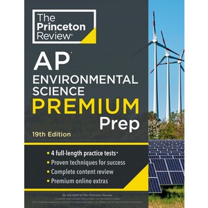 (영문도서) Pinceton Review AP Envionmental Science Pep 19th Edition: 4 Pactice Tests + Comp... Papeback, English, 9780593517659