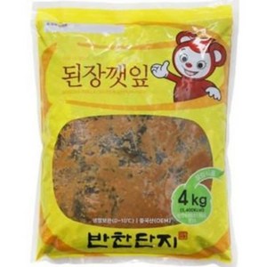 할인행사 반찬단지 구수한 된장깻잎 4kg 2개(1+1) (운영푸드) 간편 반찬, 2개