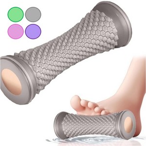 피트젠 발바닥 지압기 마사지 도구 발지압 롤러, 1. 그레이(gy), 1개