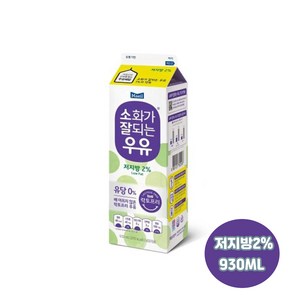 매일유업 소화가 잘되는 우유 저지방, 930ml, 3개