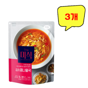 더미식 김치콩나물국, 350g, 3개