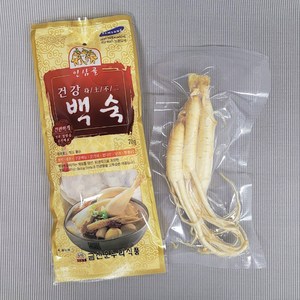 금산인삼 수삼 복날 삼계탕 세트 삼계삼3뿌리+삼계재료, 1개, 70g