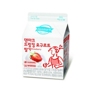 덴마크 드링킹요구르트 딸기 275mL냉장무배, 15개, 275ml