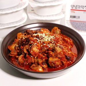 [더주] 여수 양념 꼬막장 120g 6팩, 1세트