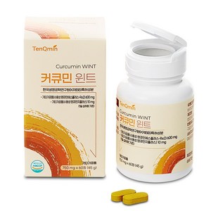 텐큐민 커큐민 윈트 60정 45g, 750mg, 60개