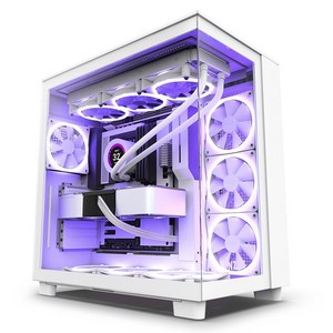 NZXT NZXT H9 Flow Matte White (미들타워), 1개