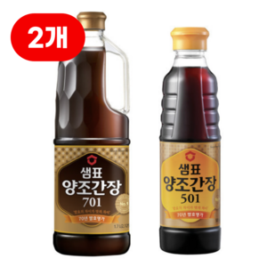 샘표 양조간장 501 1.7L + 500ml, 2.2L, 1세트