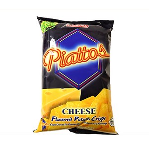 JACK'nJILL Piattos Cheese Flavor Potato Snack 잭인질 피아토스 치즈맛 감자스낵, 85g, 1개