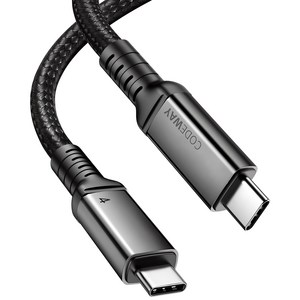 코드웨이 USB4 8K 썬더볼트4 호환 C타입 240W 40Gbps 고속충전 데이터 케이블, 2m, 1개