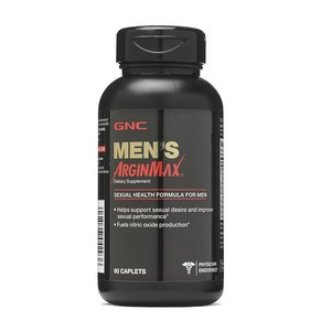 GNC 멘스 아르긴맥스 섹슈얼 헬스 포뮬러 캐플렛 글루텐 프리, 90정, 1개