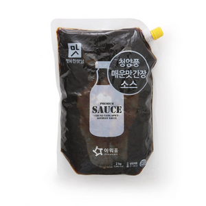 아워홈 청양풍 매운맛 간장소스 2kg, 4개