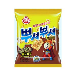 오뚜기 뿌셔뿌셔 불고기맛, 90g, 5개