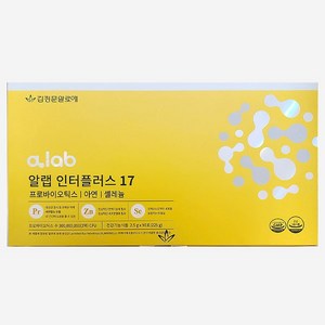 김정문알로에 알랩 인터플러스 17 2.5g X 90포(225g), 1개, 90회분