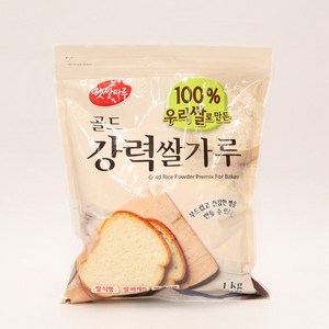 햇쌀마루 골드강력 쌀가루, 1kg, 2개