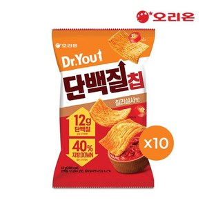 오리온 닥터유 단백질칩 칠리살사맛(60g) x 10개, 60g