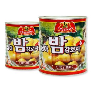 (메카몰) 삼아 밤 감로자 홀, 3kg, 2개