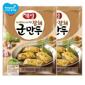 개성 군만두 잡채 600g x 6봉, 6개