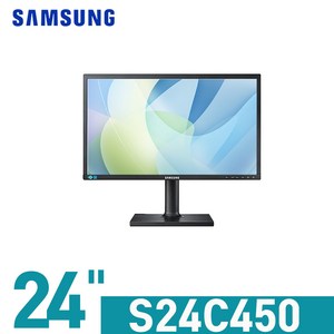 삼성 LED 모니터 24인치 S24C450 풀HD D-SUB DVI 피벗기능 상태A급