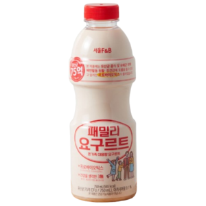 서울에프엔비 패밀리요구르트750mlX6개/냉장무배, 10개, 750ml