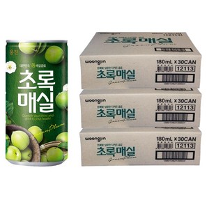 초록매실, 180ml, 90개