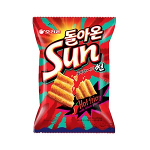 오리온 썬 핫스파이시맛 스낵, 80g, 12개