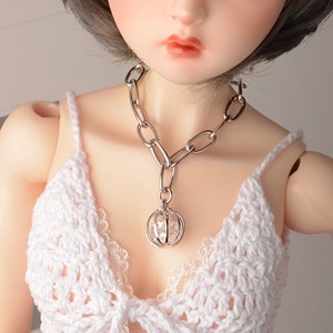 돌모아 구체관절인형 목걸이 MSD & SD Size - HDP Chain Necklace (Silve), Silve, 1개