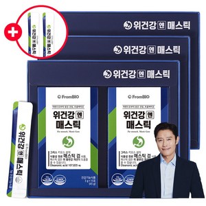 [+매스틱2포 기획세트] 프롬바이오 이병헌의 위건강엔 매스틱 매스틱검 위건강 위, 45g, 6박스