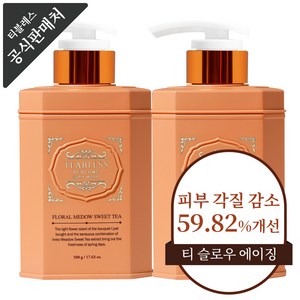 티블레스 퍼퓸 바디워시 스위트티 플로럴향, 500g, 2개