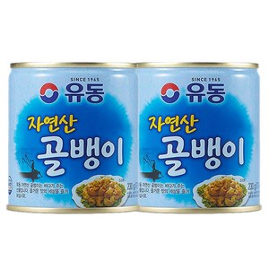 유동 자연산 골뱅이, 230g, 2개