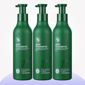 저스트 TS(티에스) 샴푸 본품 500g 3개+100ml 5개/탈모, 100ml