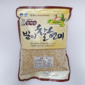 [24년 햅쌀] 장세순 무농약 발아찰현미 / 발아검정찰현미 / 발아찰현미 1kg 3kg 현미 산지본사직송, 1개