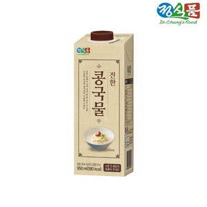 베지밀 정식품 진한 콩국물 950ml, 4개