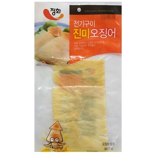 포항 아줌마 정화식품 맥반석 통 오징어 55g 5봉 전기구이 주전부리 맥주안주 단짝 촉촉, 5개