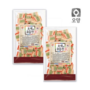 사조오양 오색모듬전 1kg +1kg, 2개