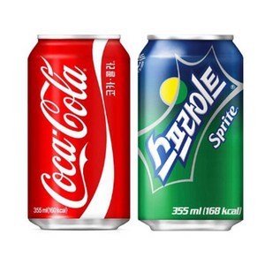 코카콜라 업소용 355ml x 24p + 스프라이트 355ml x 24p, 4세트