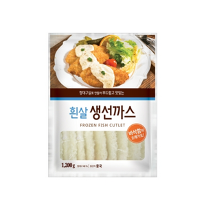 베스트코 흰살생선까스 1.2kg, 12개