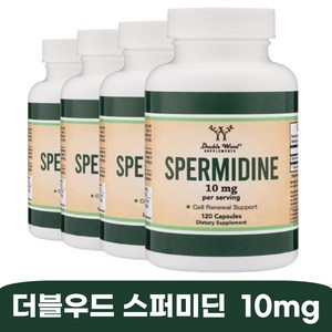 더블우드 스퍼미딘 스페르미딘 10mg 120캡슐 4개, 120정