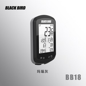 트림원속도계 라이트 사이클링 디스플레이 자전거속도계 무선 속도 주행거리계 방수 스크린을, 1개, 그레이