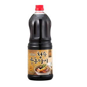 청수식품 우동다시 소스, 1.8L, 6개