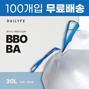 뽑아쓰는 분리수거 재활용 비닐봉투 30L/50L/80L, 3. 80L 50매, 1개