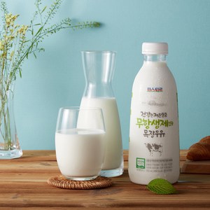 파스퇴르 무항생제인증목장우유, 750ml, 3개