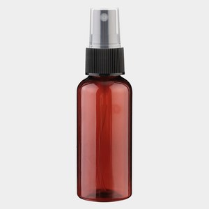 블랙캡 스프레이용기 브라운 50ml 플라스틱 미스트 향수공병 화장품 소분병 여행 휴대품 DIY, 1개