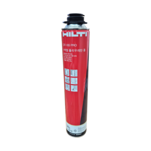 HILTI 힐티 폴리우레탄폼 단열폼 CF-I 65 PRO 프로 800ML 국내생산정품 난연폼 등급 B2, 1개