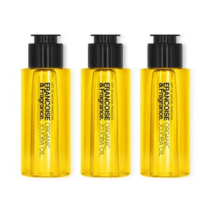 유기농 호호바오일 원액 비정제 50ml, 100ml, 3개