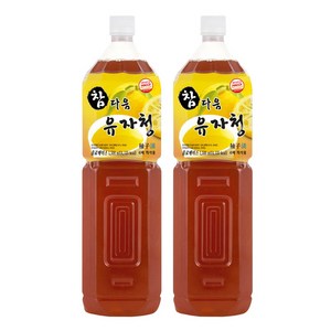 참다음 유자청 농축액 엑기스 청 음료 베이스 1.5L 2개