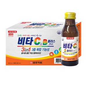 일양약품 비타C&B 플러스 건강기능식품 비타민음료, 20개, 100ml, 220g